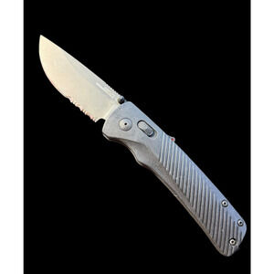 SOG Flash AT Civic Urban Gray Cryo D2 Blade Pocket Knife